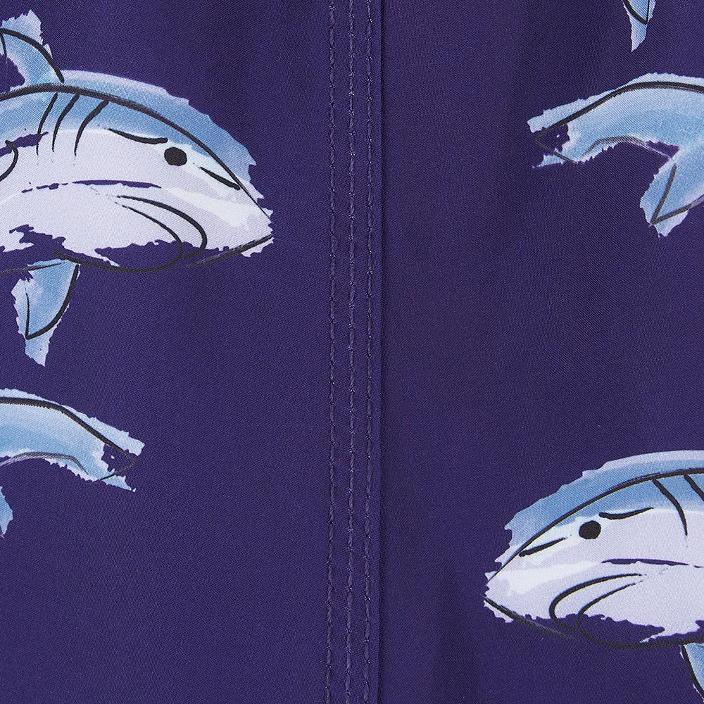 Matching Father & Son Sharks Swim Shorts