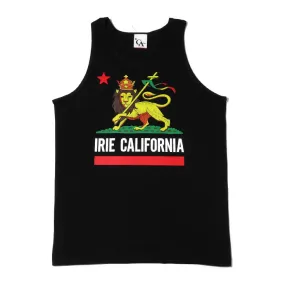 Mens Cali Lion Tank Top Black