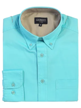 Men's Twill Shirt w/ Contrast