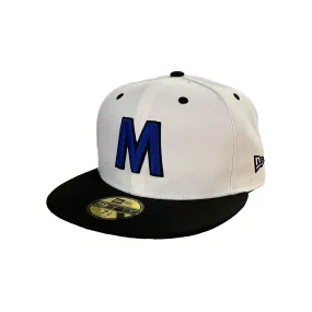 Menu M New Era Cap - White/Black/Blue