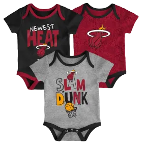 Miami HEAT 3 Piece Slam Dunk Creeper Infant Set