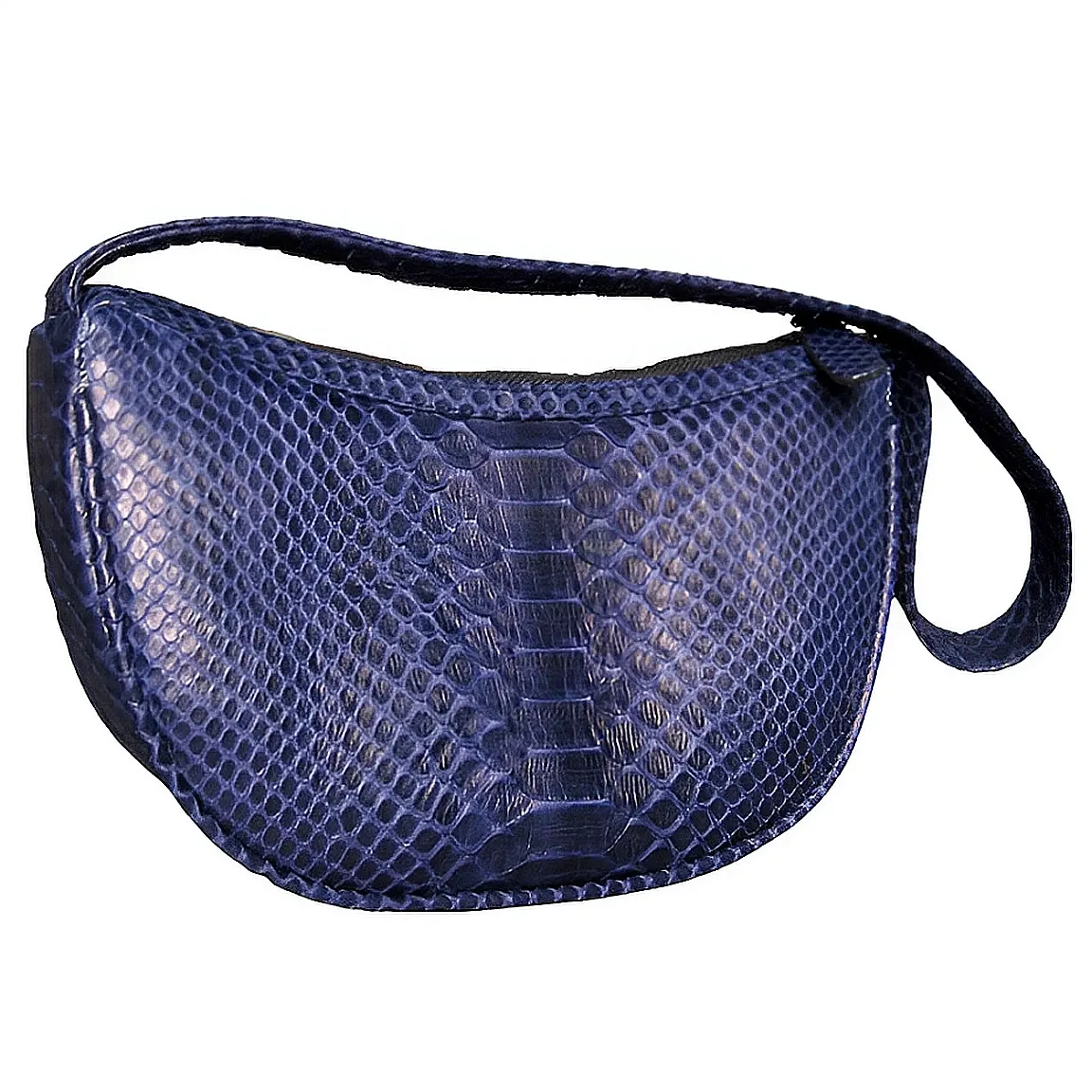 Midnight Blue Half Moon Bag