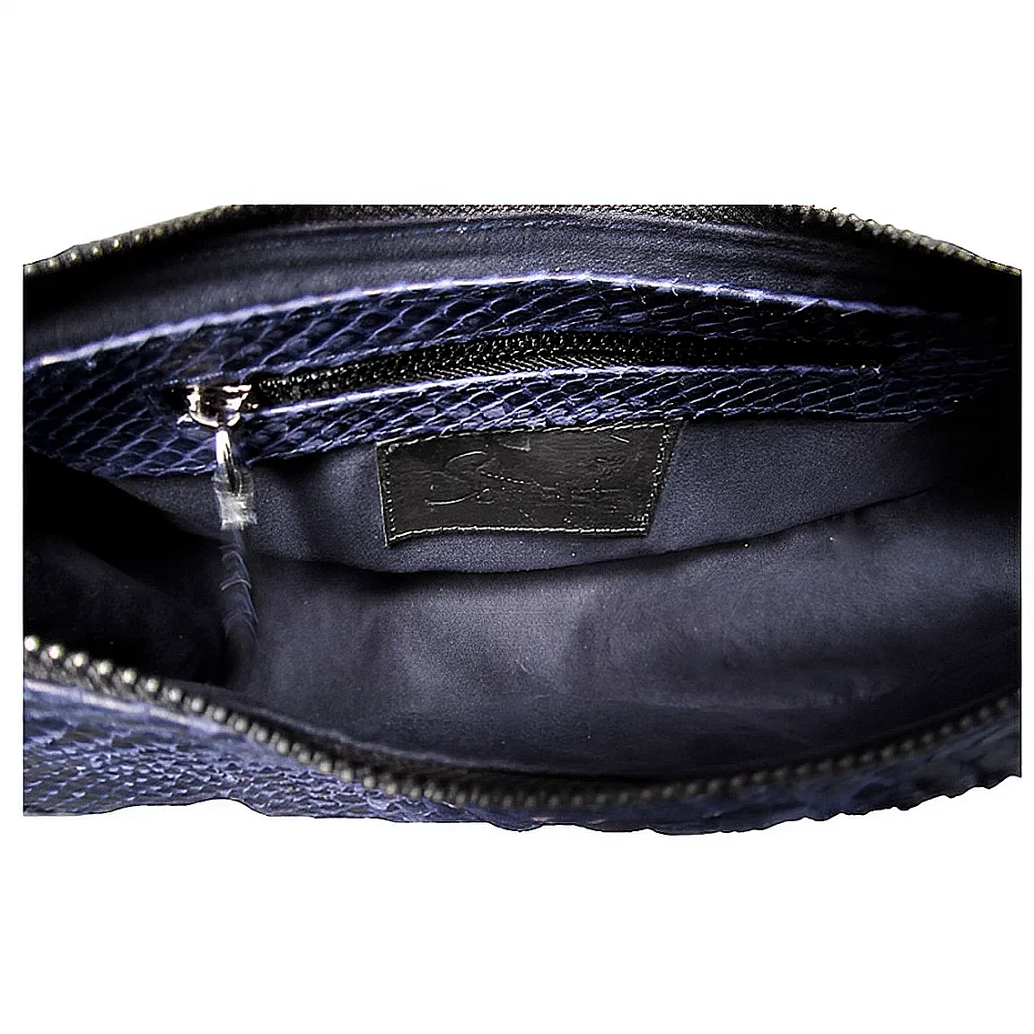 Midnight Blue Half Moon Bag