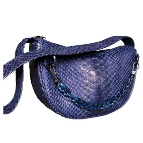 Midnight Blue Half Moon Bag