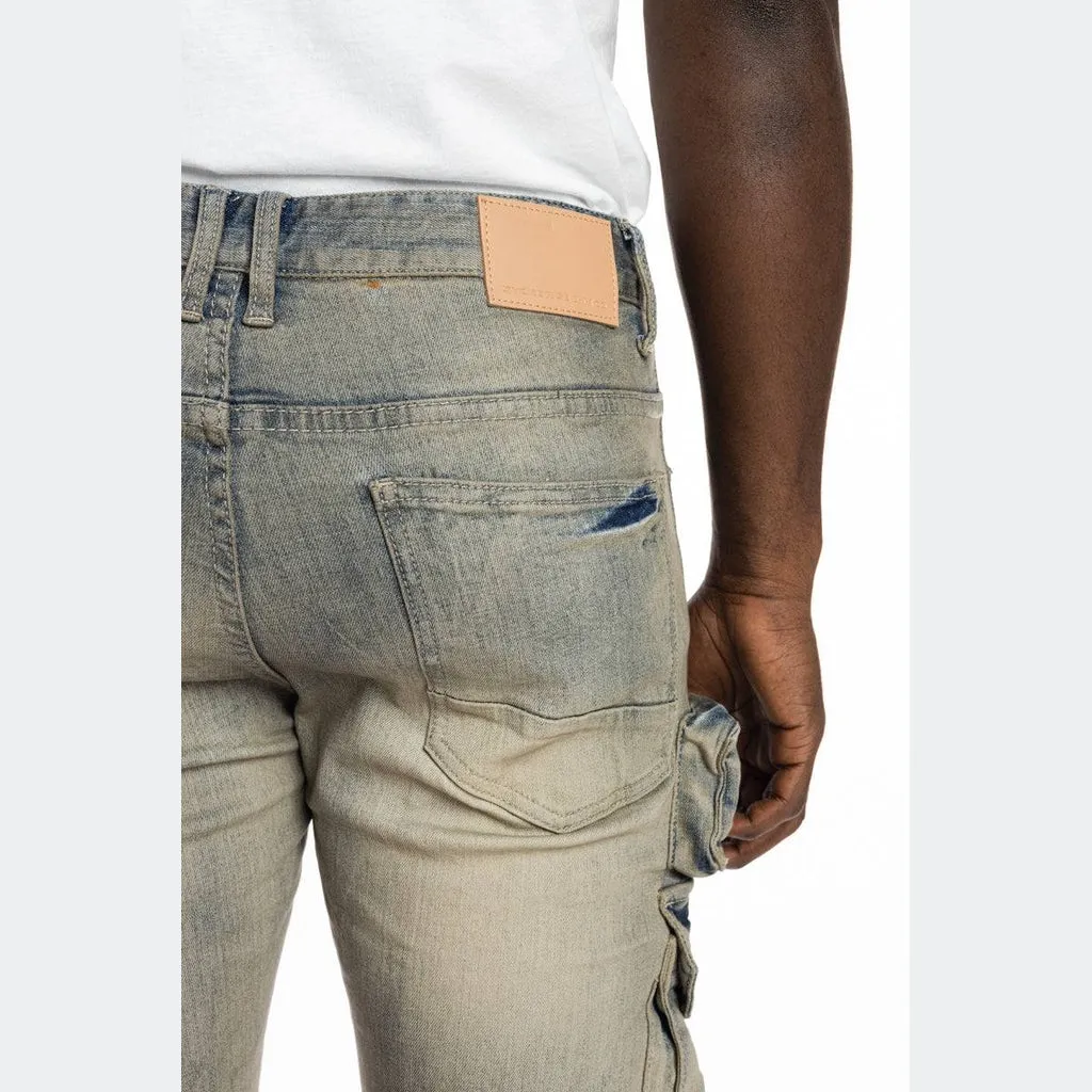 Multipocket Fashion Jeans - Goblin Blue