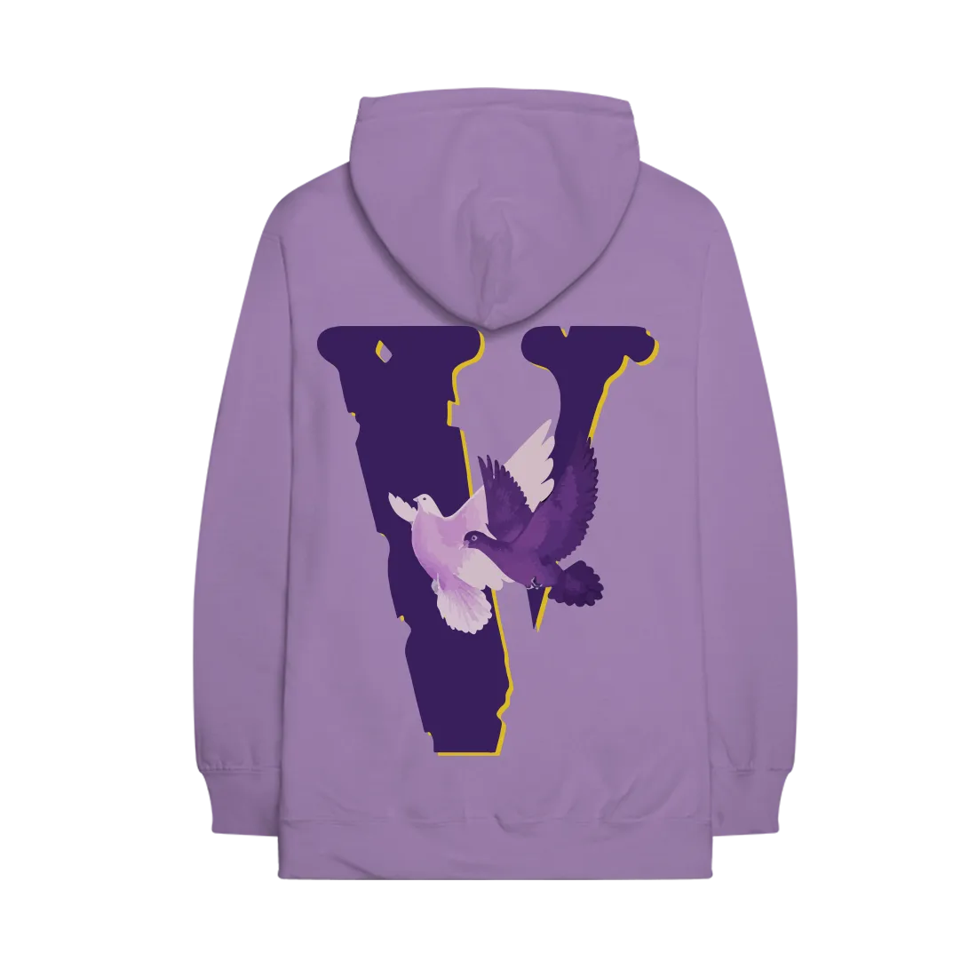 Nav x Vlone Doves Hoodie Purple