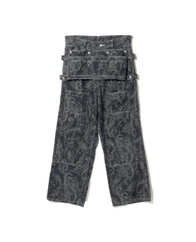 Needles Apron Pant - 10oz Denim / Paisley Jq.