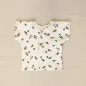 NICU Friendly T-Shirt Honey Bee Cream