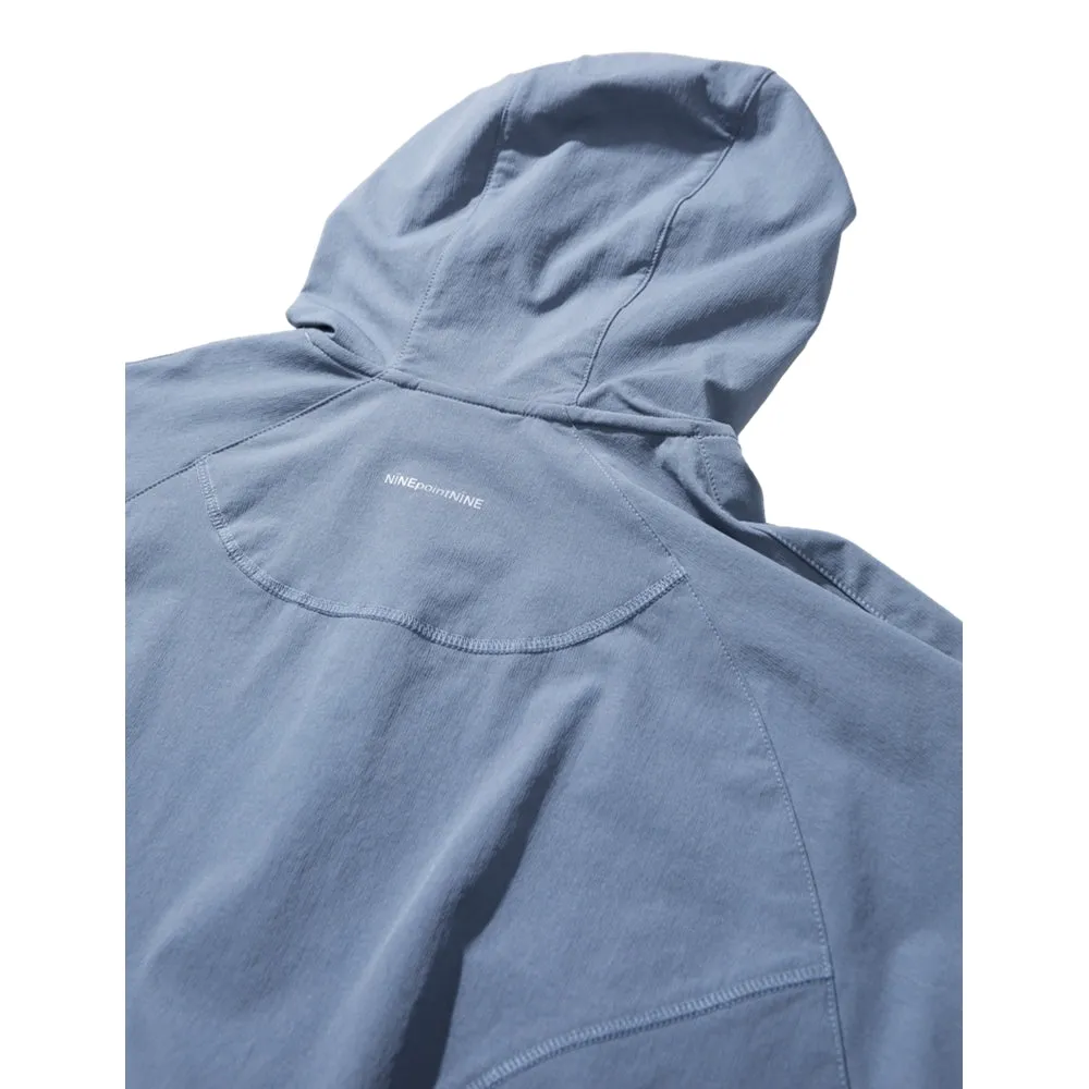 NINE POINT NINE ATLAS HOODIE-BLUE