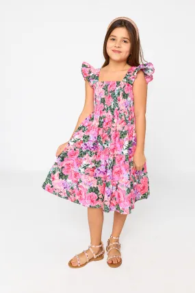 Nori Girl's Dress - Royalty