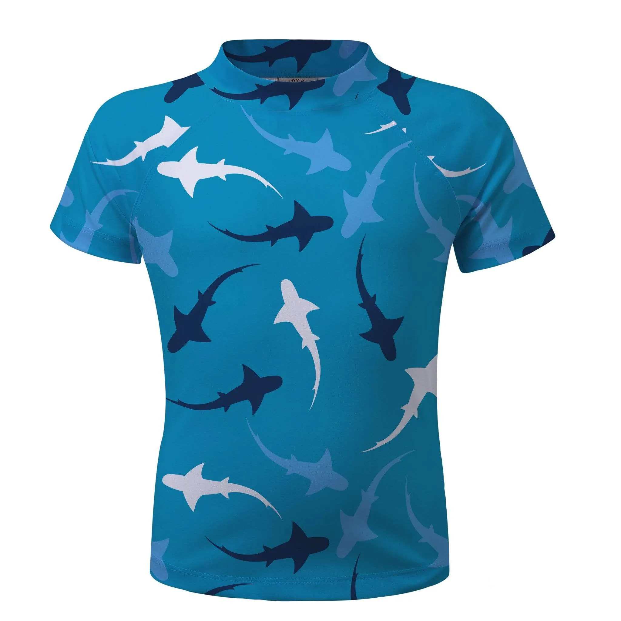 Ocean Shark Pod Short Sleeve Rashie