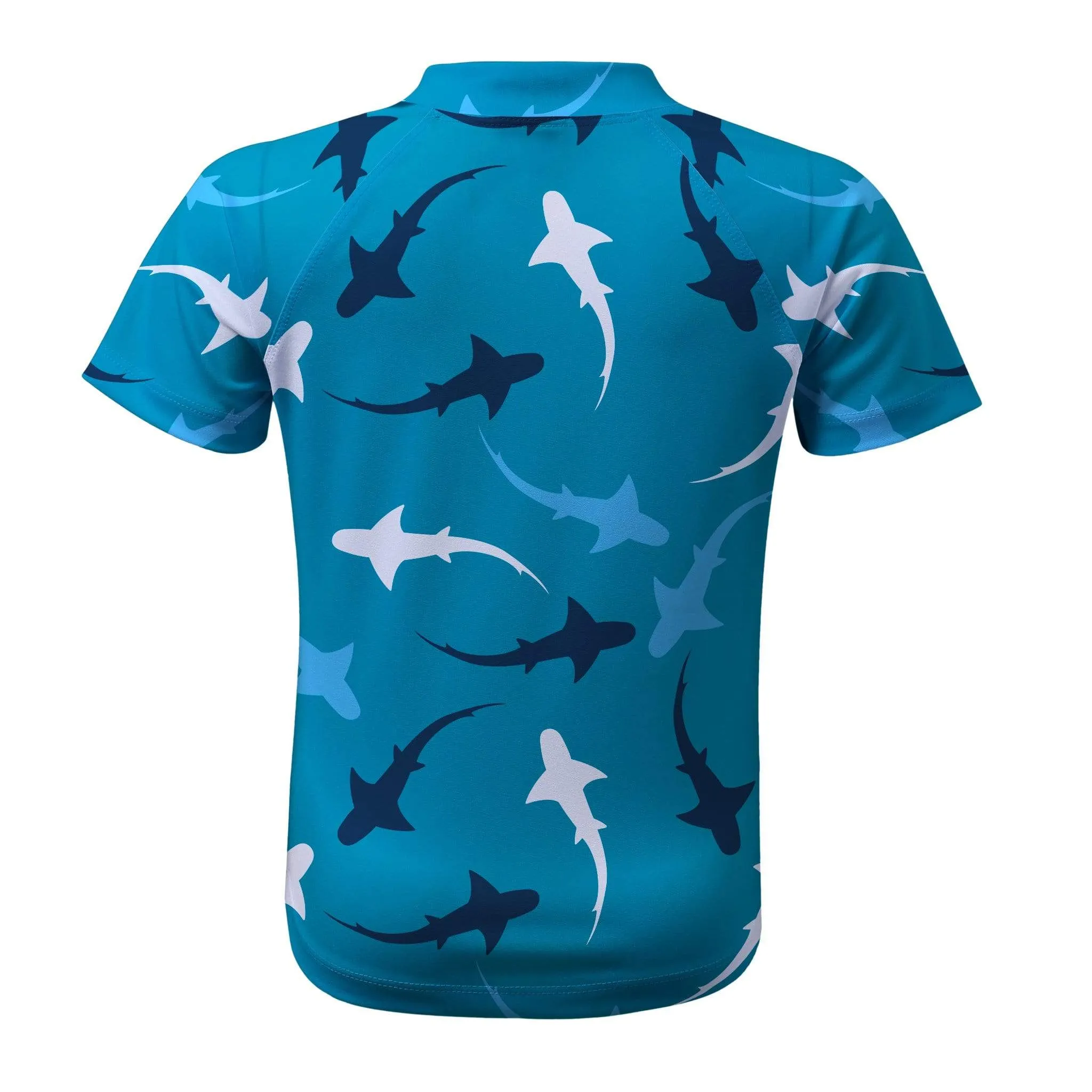 Ocean Shark Pod Short Sleeve Rashie