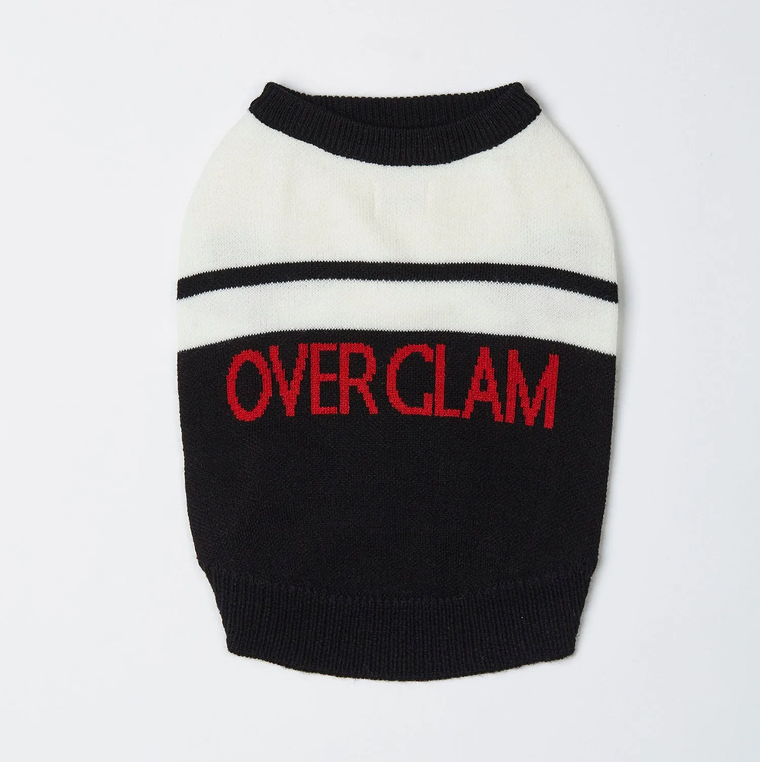 Overglam Logo Stripe Jumper (Black)