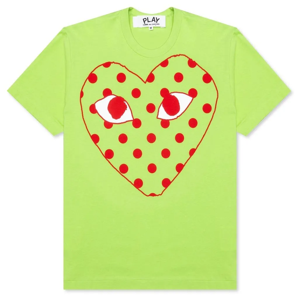 Pastelle Women's Polka Dot Logo T-Shirt - Green