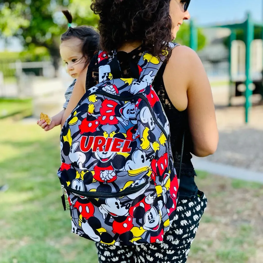 Personalized Embroidered 16 Inch Mickey Mouse Backpack