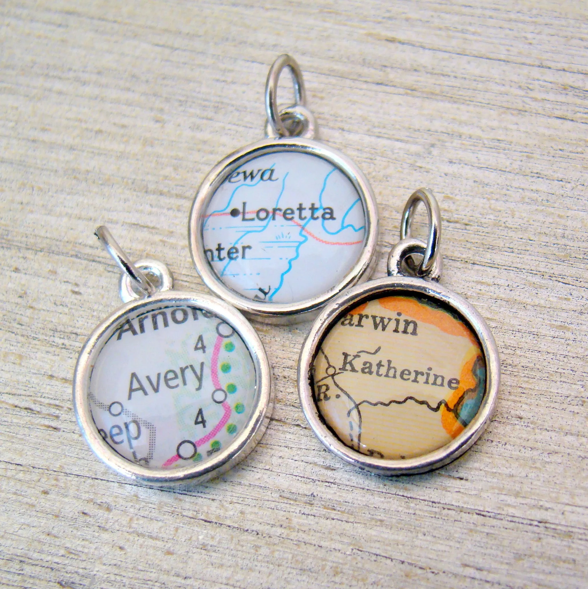 Personalized Map Necklace