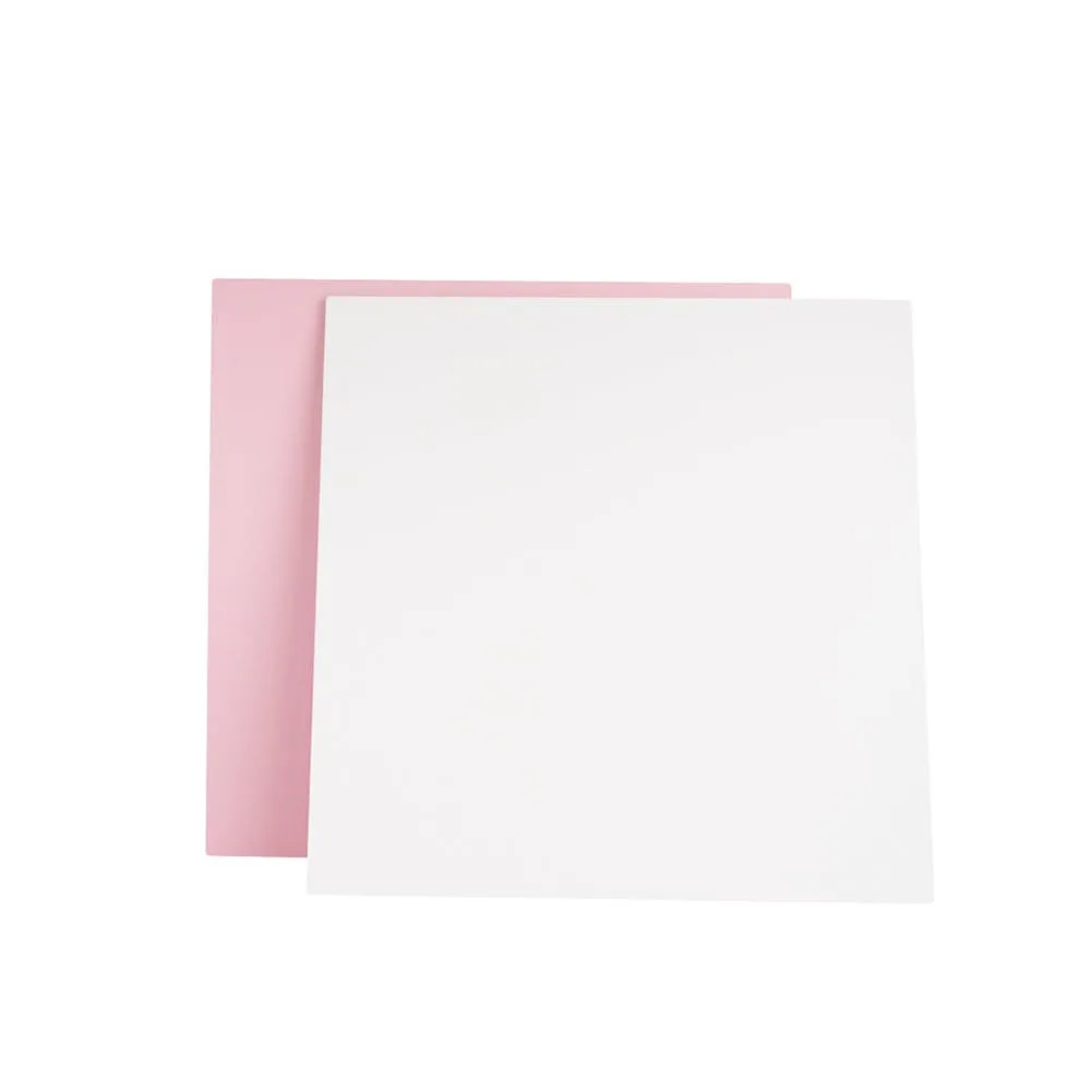 ProBoards Flat Lay Photography Rigid White Pink Backdrop - Fairy Floss (60cm x 60cm)