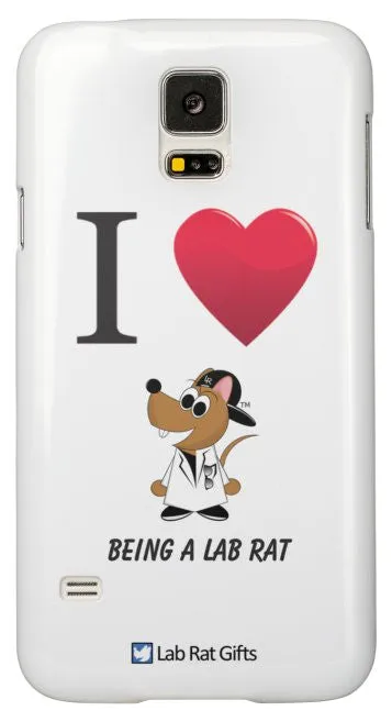 "I ♥ Being A Lab Rat" - Samsung Galaxy S5 Case