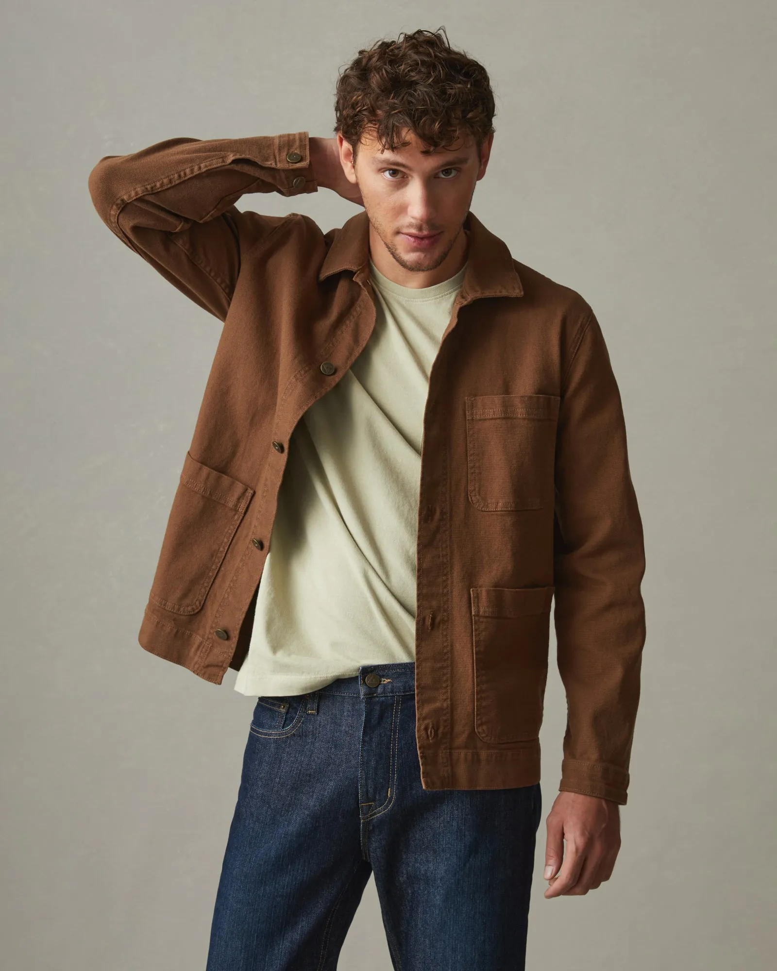 Roughneck Chore Jacket - Mahogany