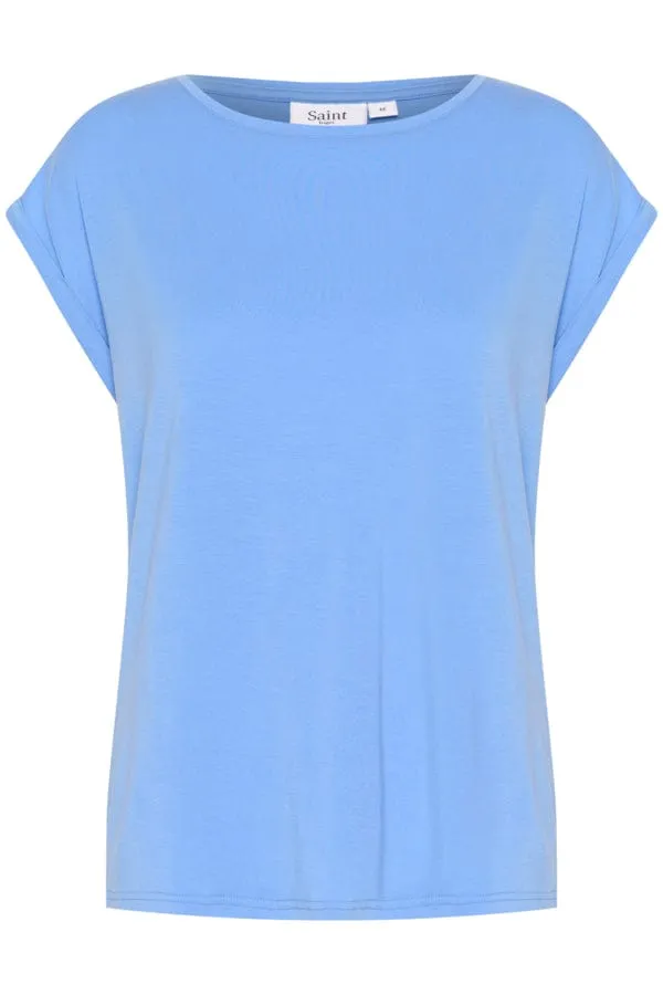 Saint Tropez Relaxed T Shirt Blue