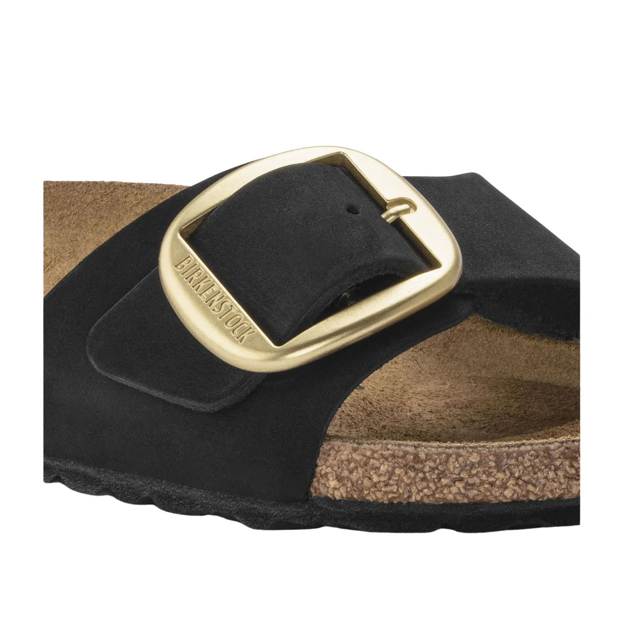 Sandali Donna Birkenstock Madrid Big Buckle Nero / Oro