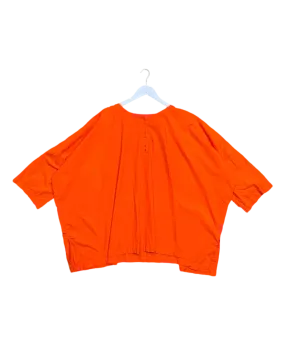 Size XL-XXL - Manteau Noir Orange Boxy Top