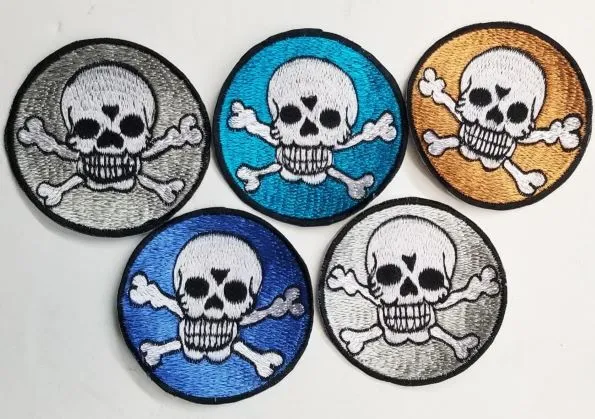 Skull Embroidery Patch