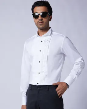 Soktas Tuxedo Shirt - White