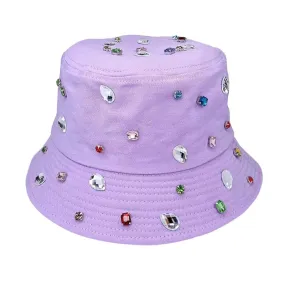 Stone Embellished Bucket Hat