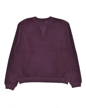 Sunray Hina Plum Purple Reversed Crewneck