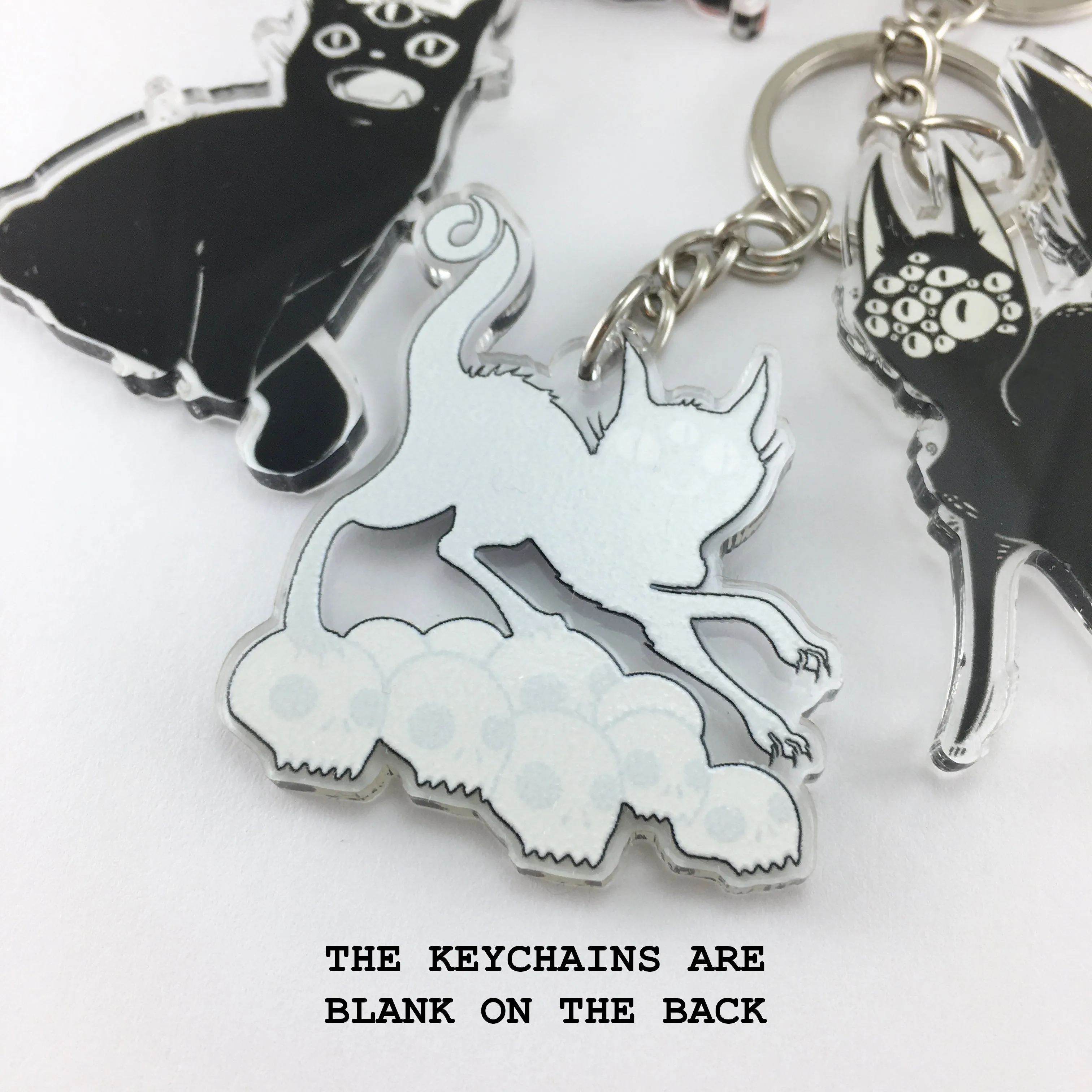 Third Eye Black Cat, Keychain