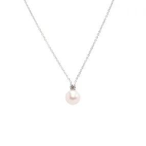 Tiffany & Co 18k White Gold Signature Pearls Pendant