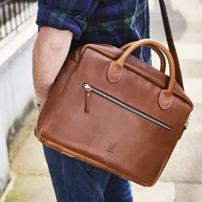 Vida Luxe Leather Laptop Bag