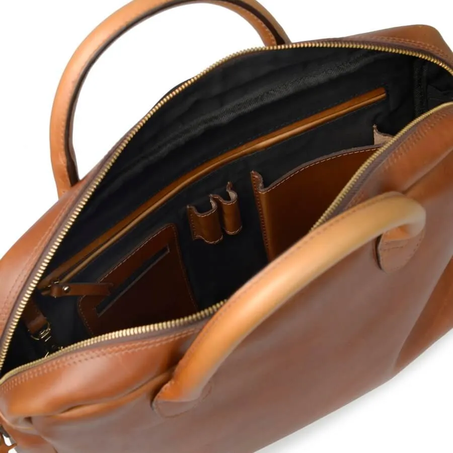 Vida Luxe Leather Laptop Bag