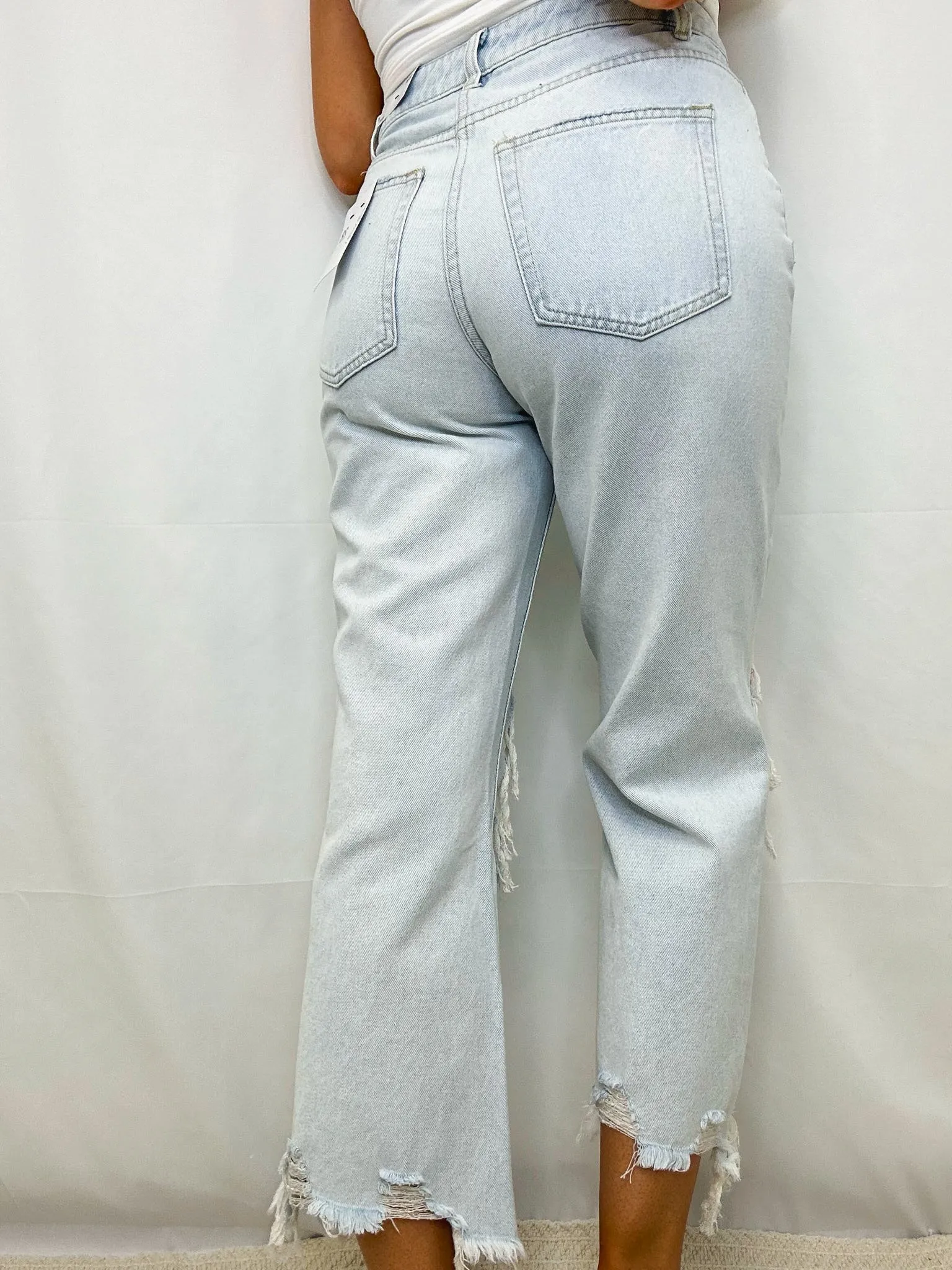 Vintage Crop Flare Jeans