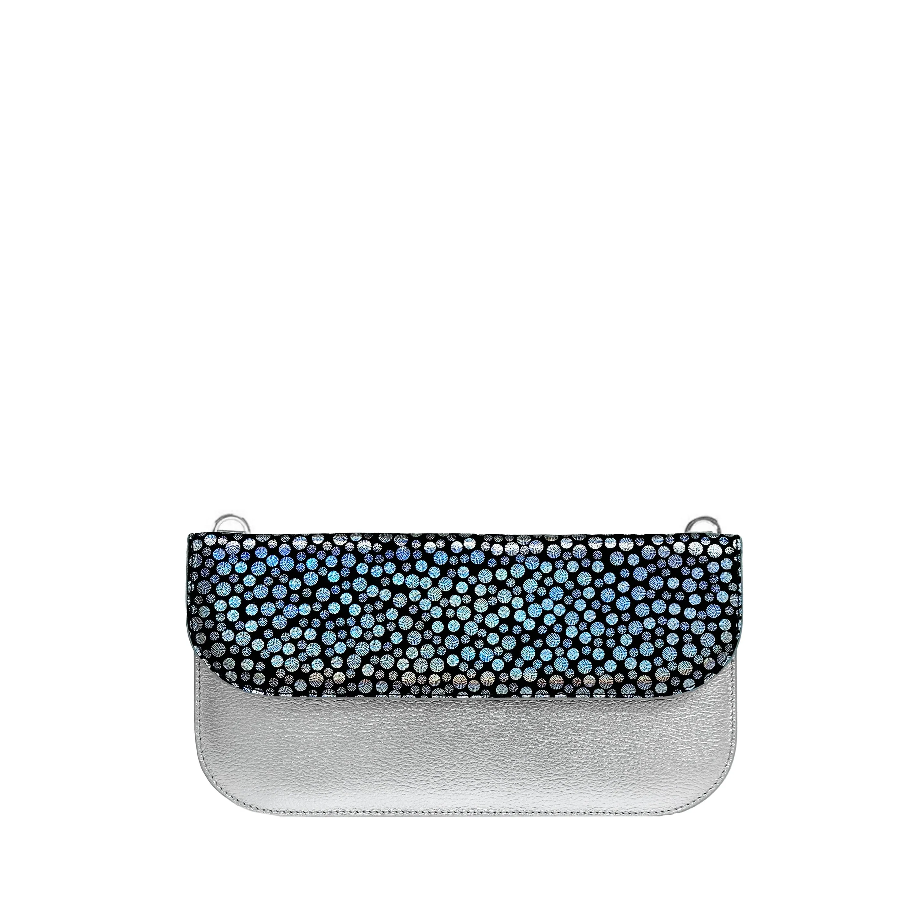 Violet Envelope Clutch - Textured