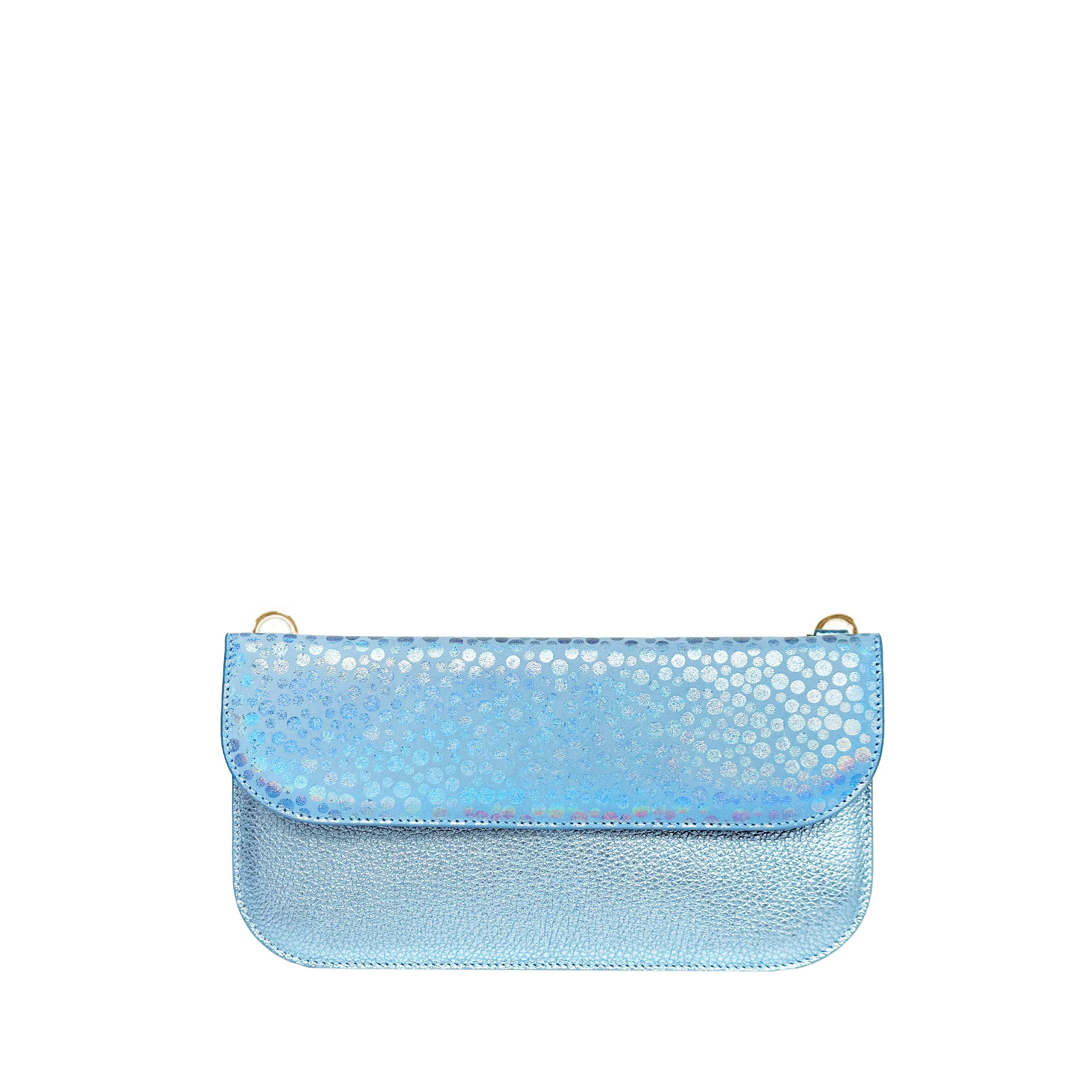 Violet Envelope Clutch - Textured