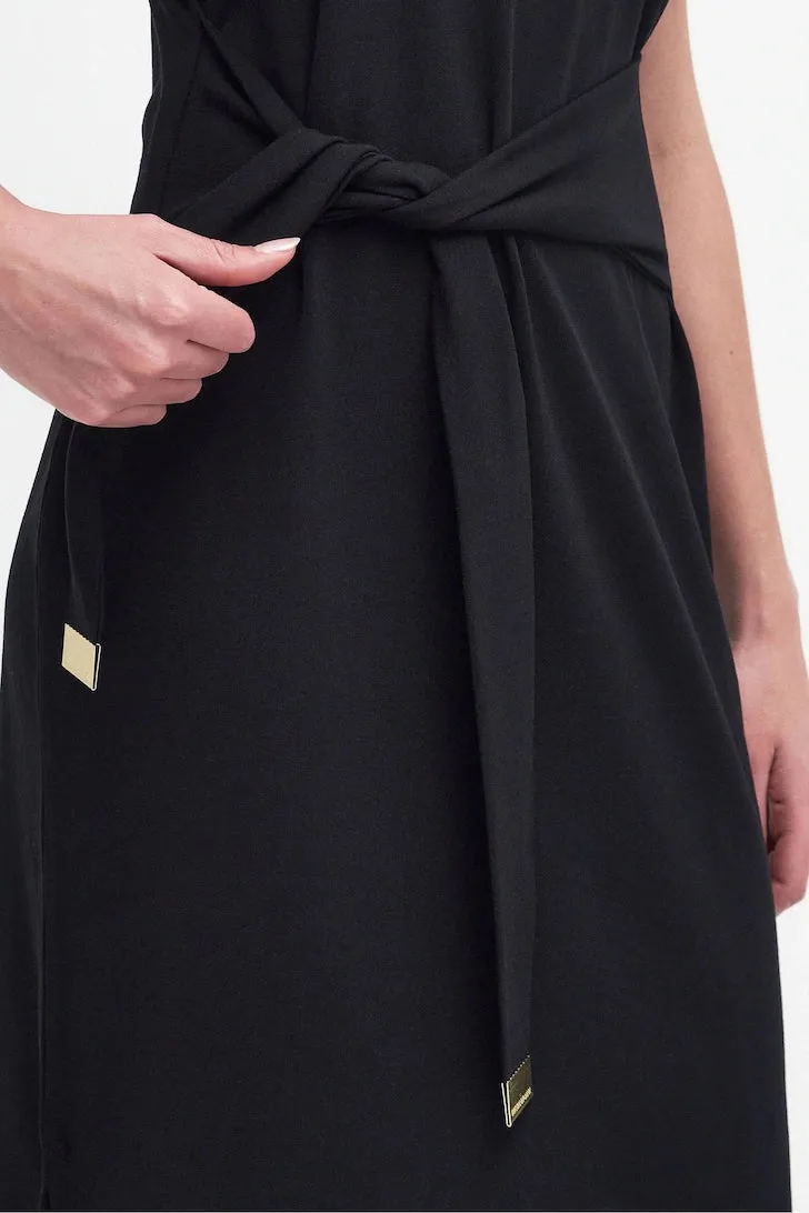 Whitson Midi Dress-Black