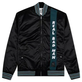 Zipped Team Jacket - Black